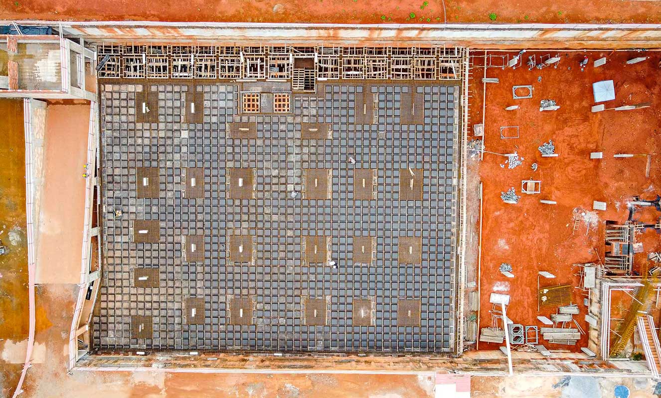 Canteiro de obras Profix — engenharia de precisão